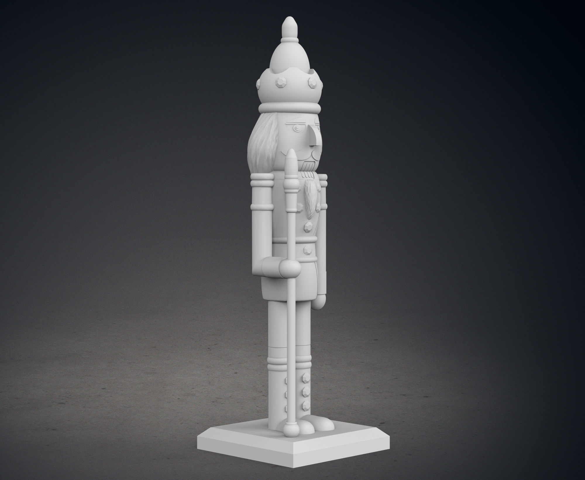 Christmas Nutcracker Figure 3D print model_9