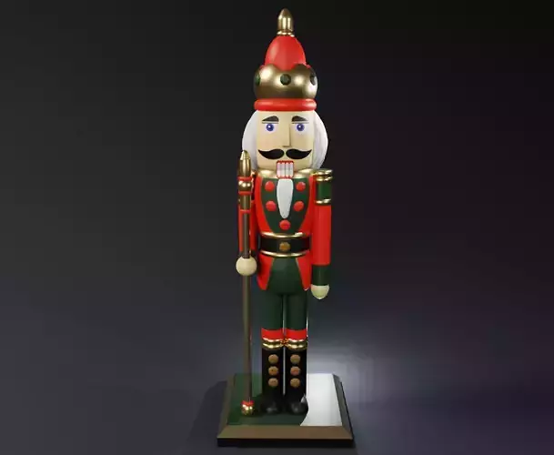 Christmas Nutcracker Figure 3D print model