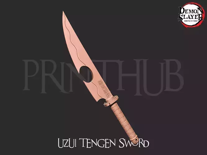 Demon Slayer Tengen Uzui Sword - Kimetsu No Yaiba 3D print model