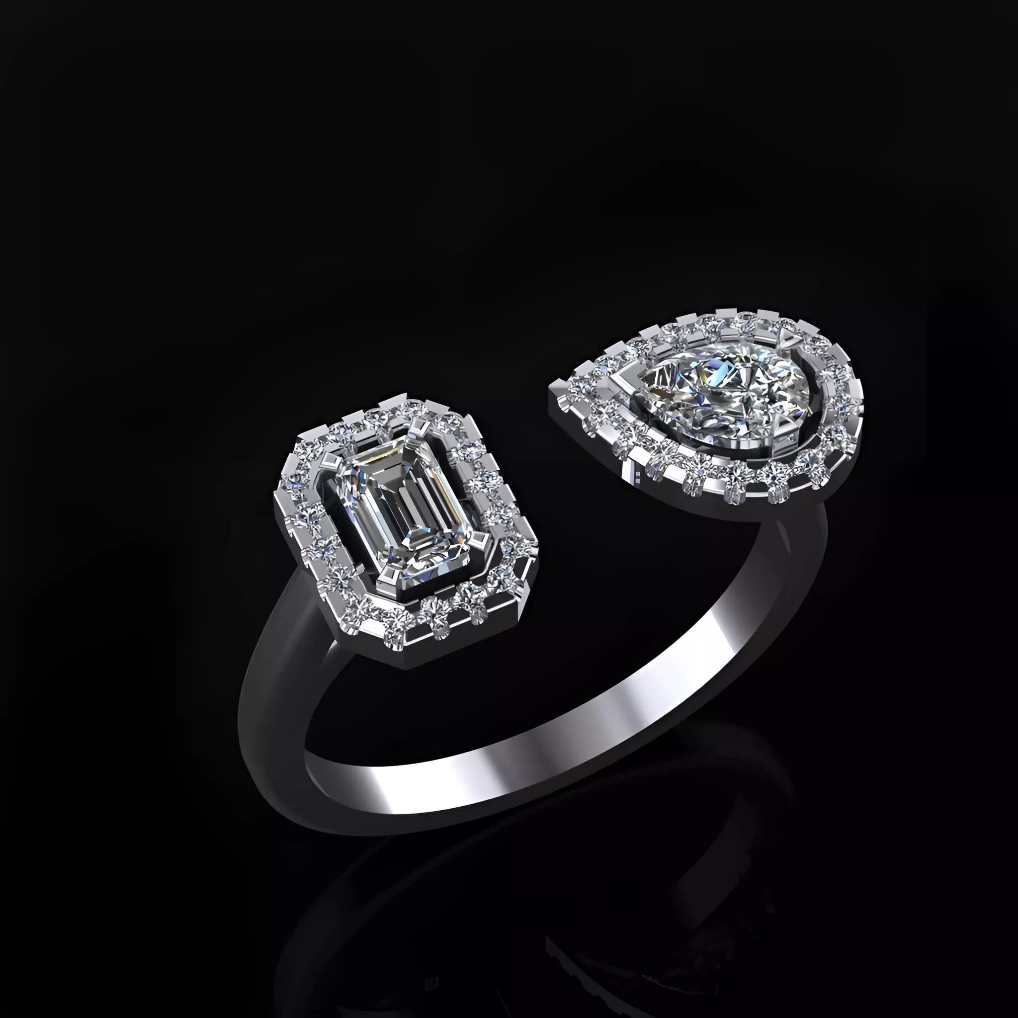 Messika Ring 3D print model