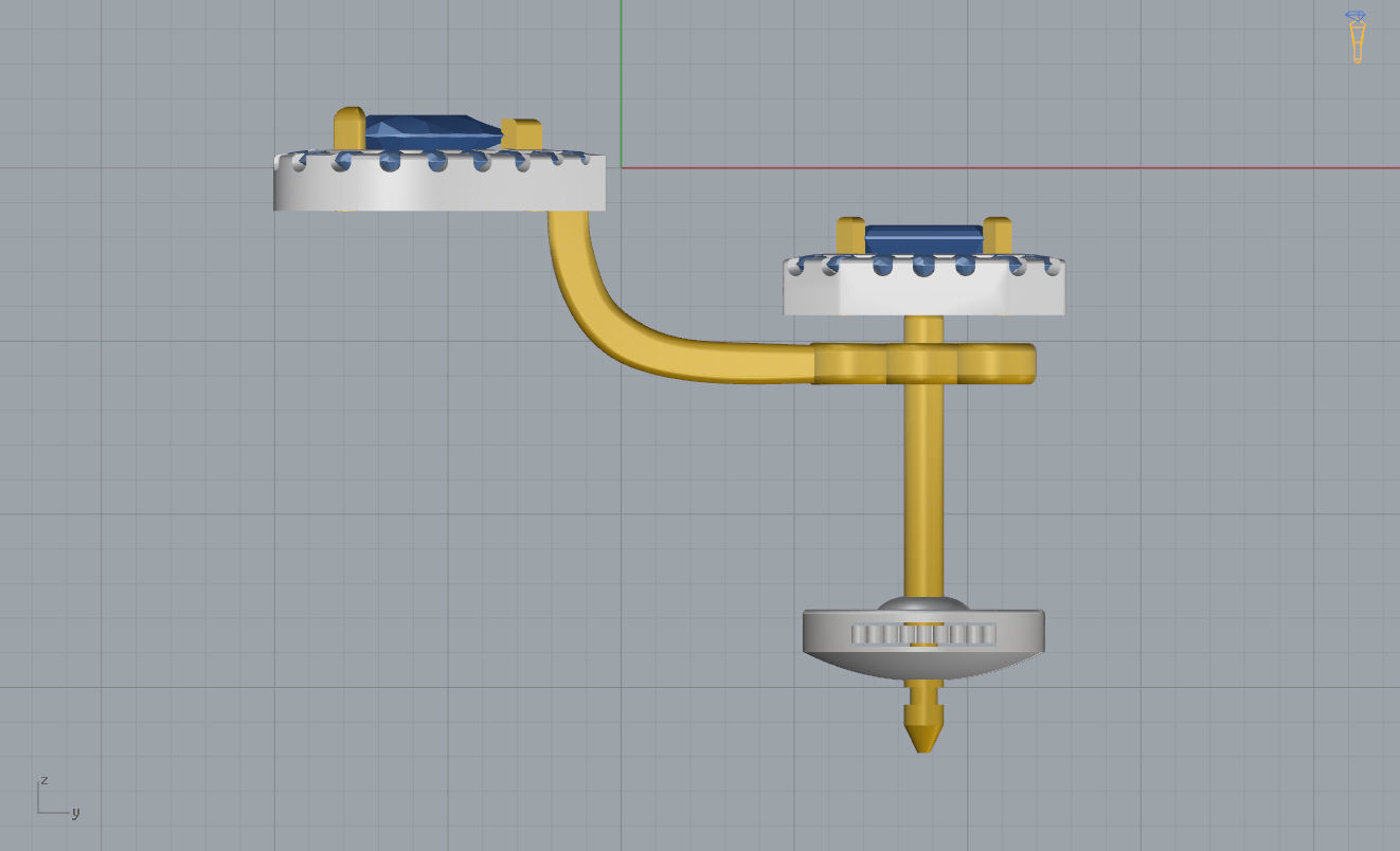 Messika Earrings 3D print model_9