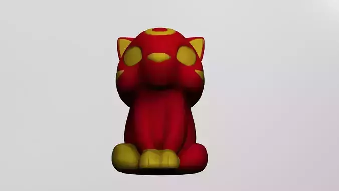 Estatua de Gato 3D print model