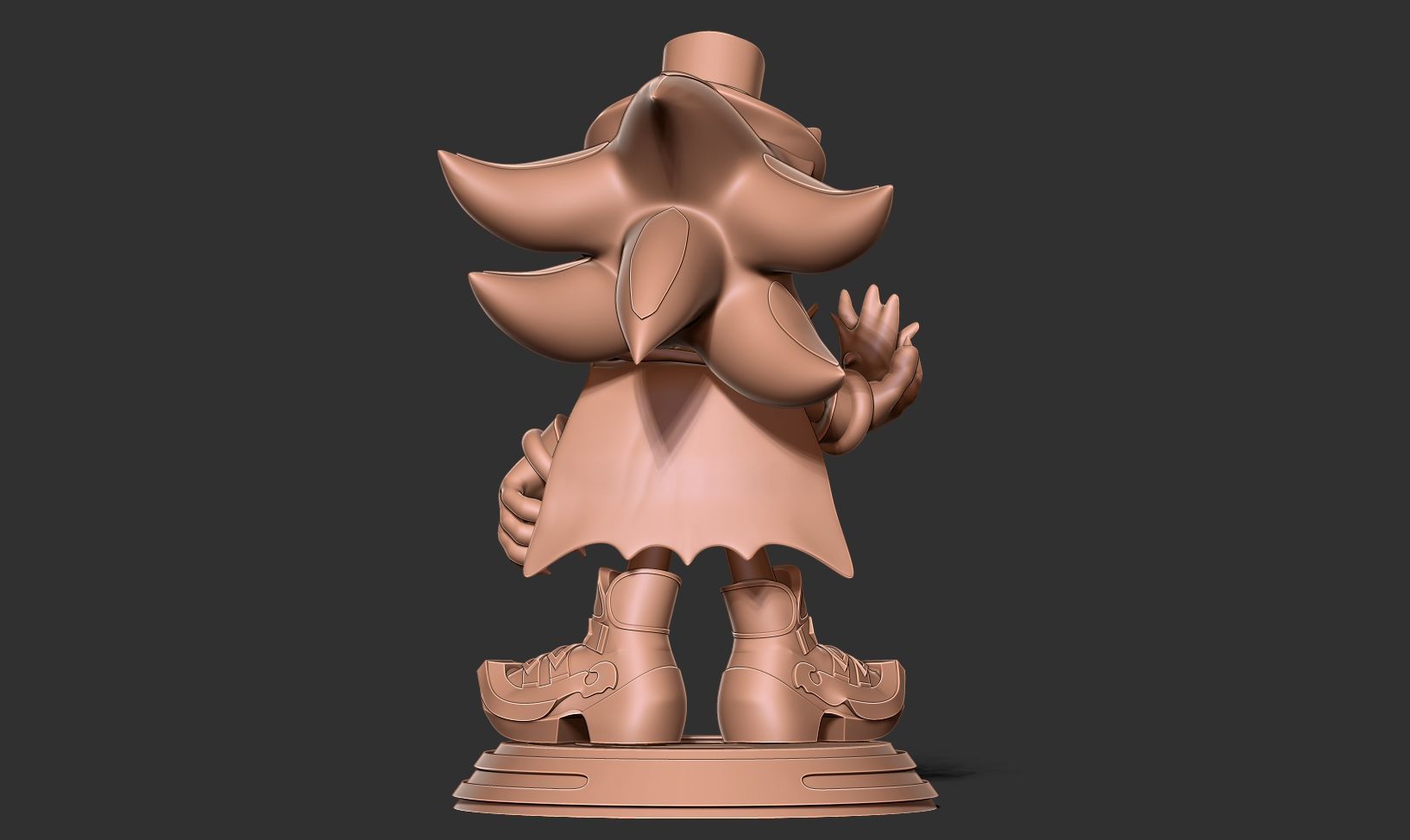Vampire Shadows the hedgehog 3D print model_8