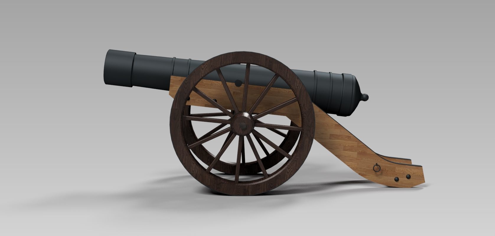 Cannon 3D model_1