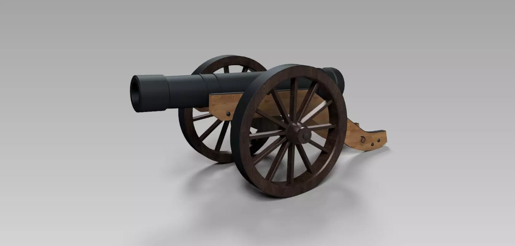 Cannon 3D model_0