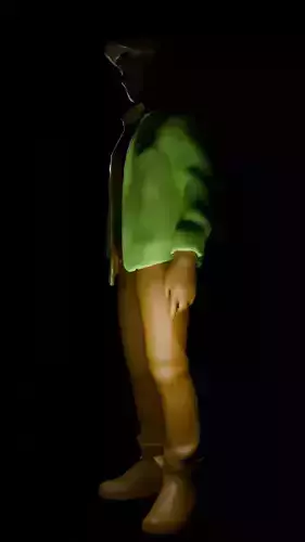 Cool Man 3D Model for Games  3D model