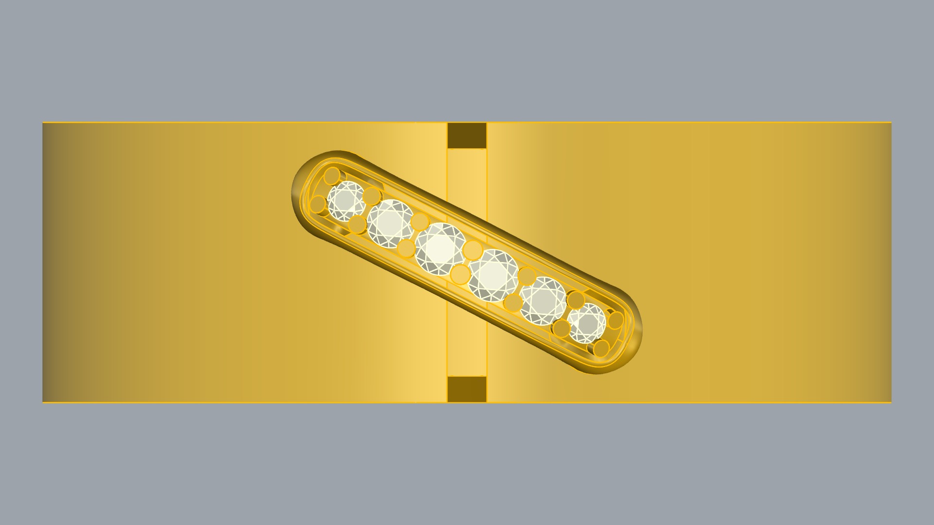 Modern Curved Accent Ring JDBCo 3D print model_13