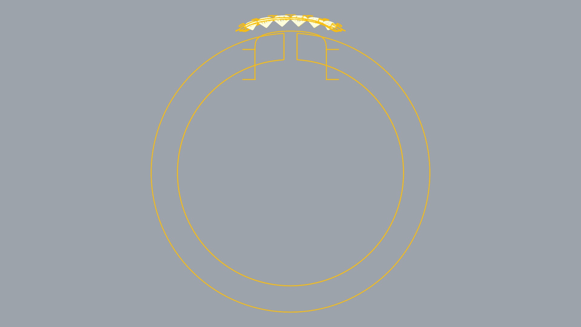 Modern Curved Accent Ring JDBCo 3D print model_10