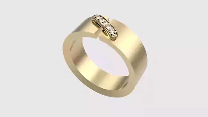 Modern Curved Accent Ring JDBCo