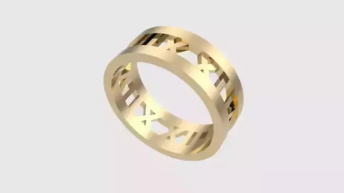 Roman Numeral Eternity Band JDBCo