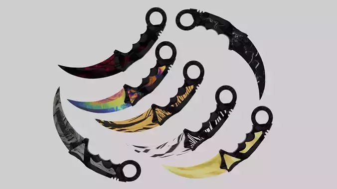 Kerambit set 7 colors