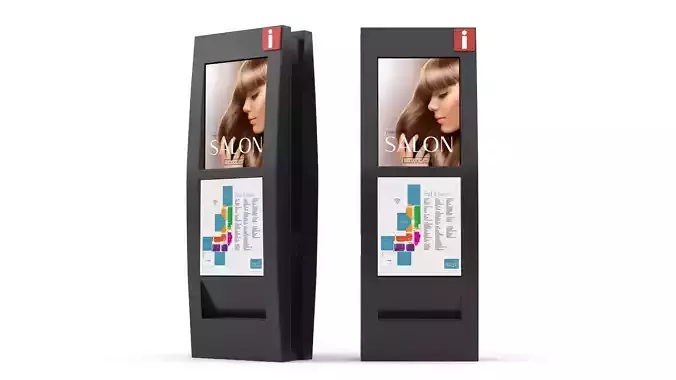 Electronic Kiosk 3D model