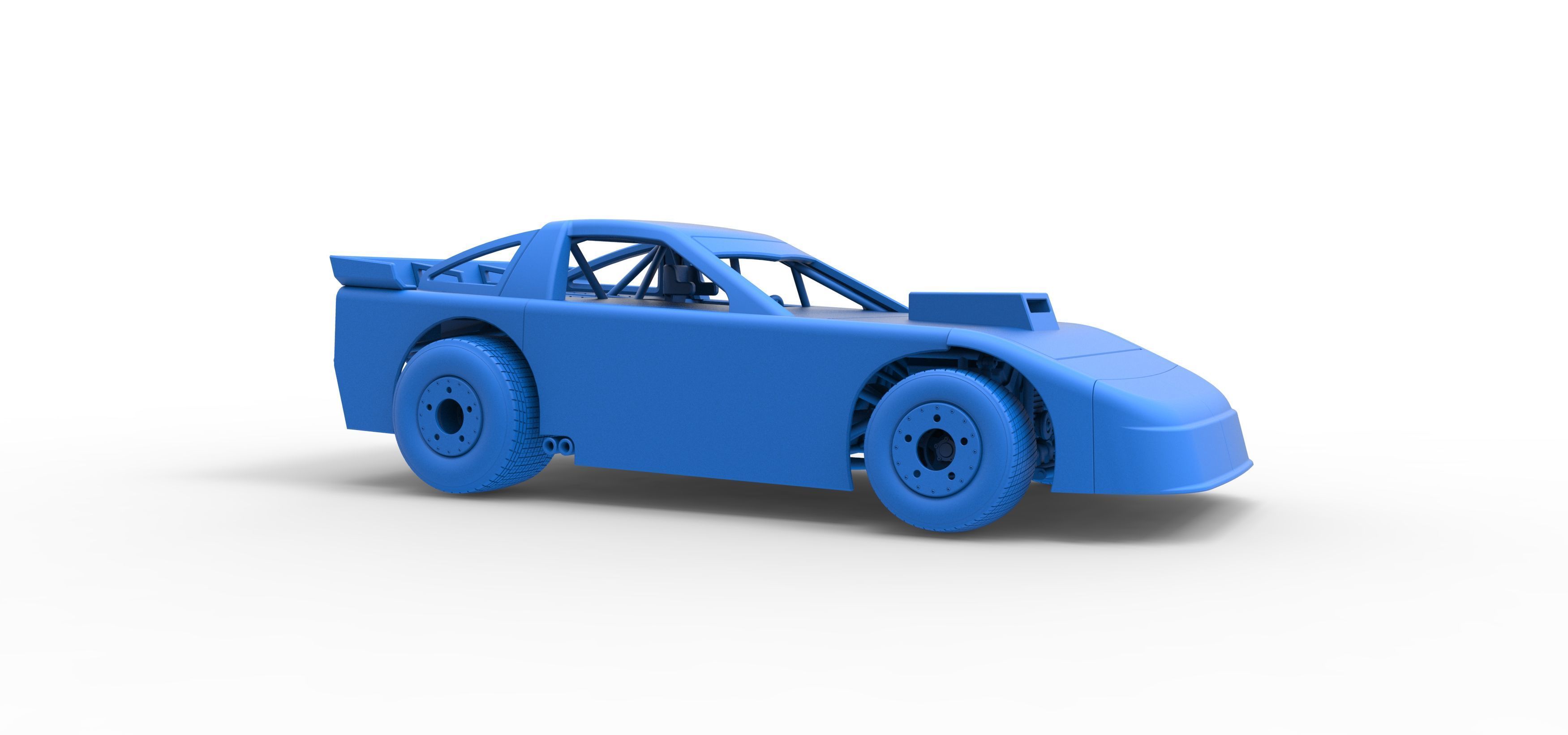 New Zealand Super Saloon race car Scale 1 to 25 3D print model_52