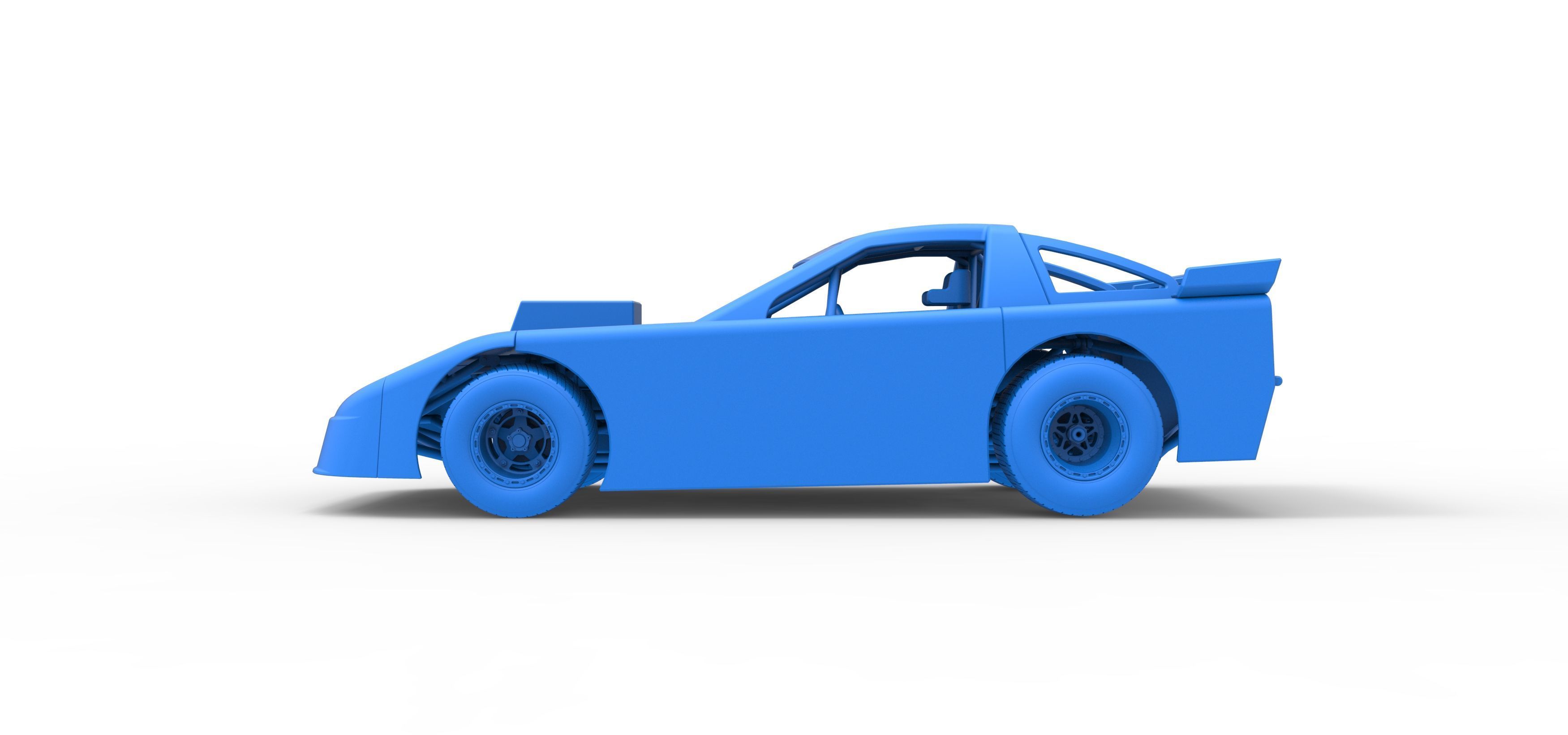 New Zealand Super Saloon race car Scale 1 to 25 3D print model_36