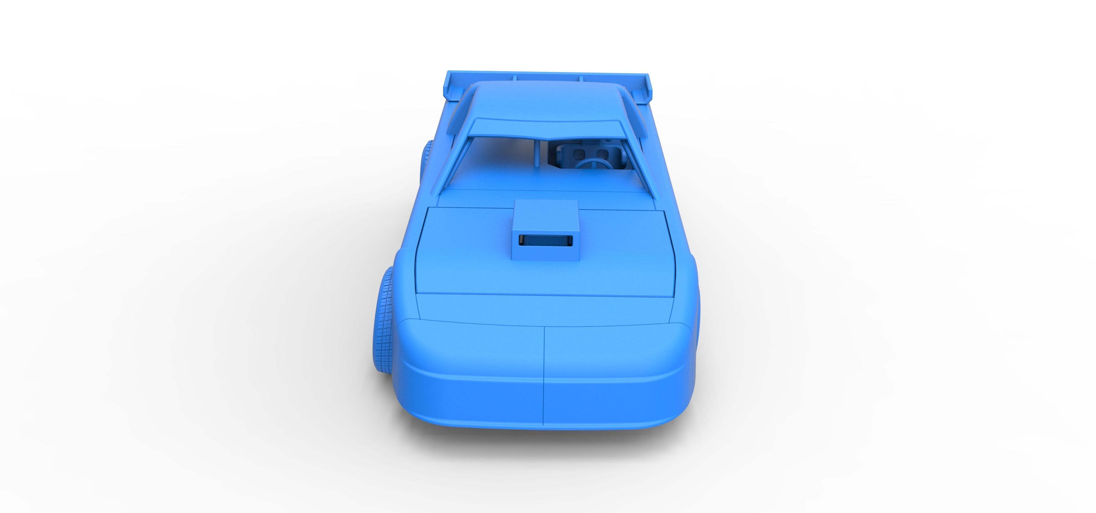 New Zealand Super Saloon race car Scale 1 to 25 3D print model_35