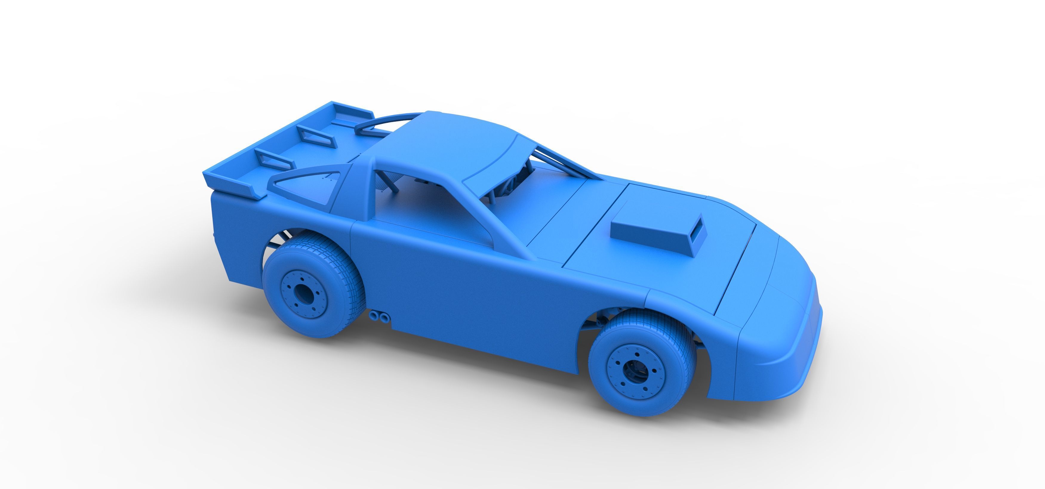 New Zealand Super Saloon race car Scale 1 to 25 3D print model_51