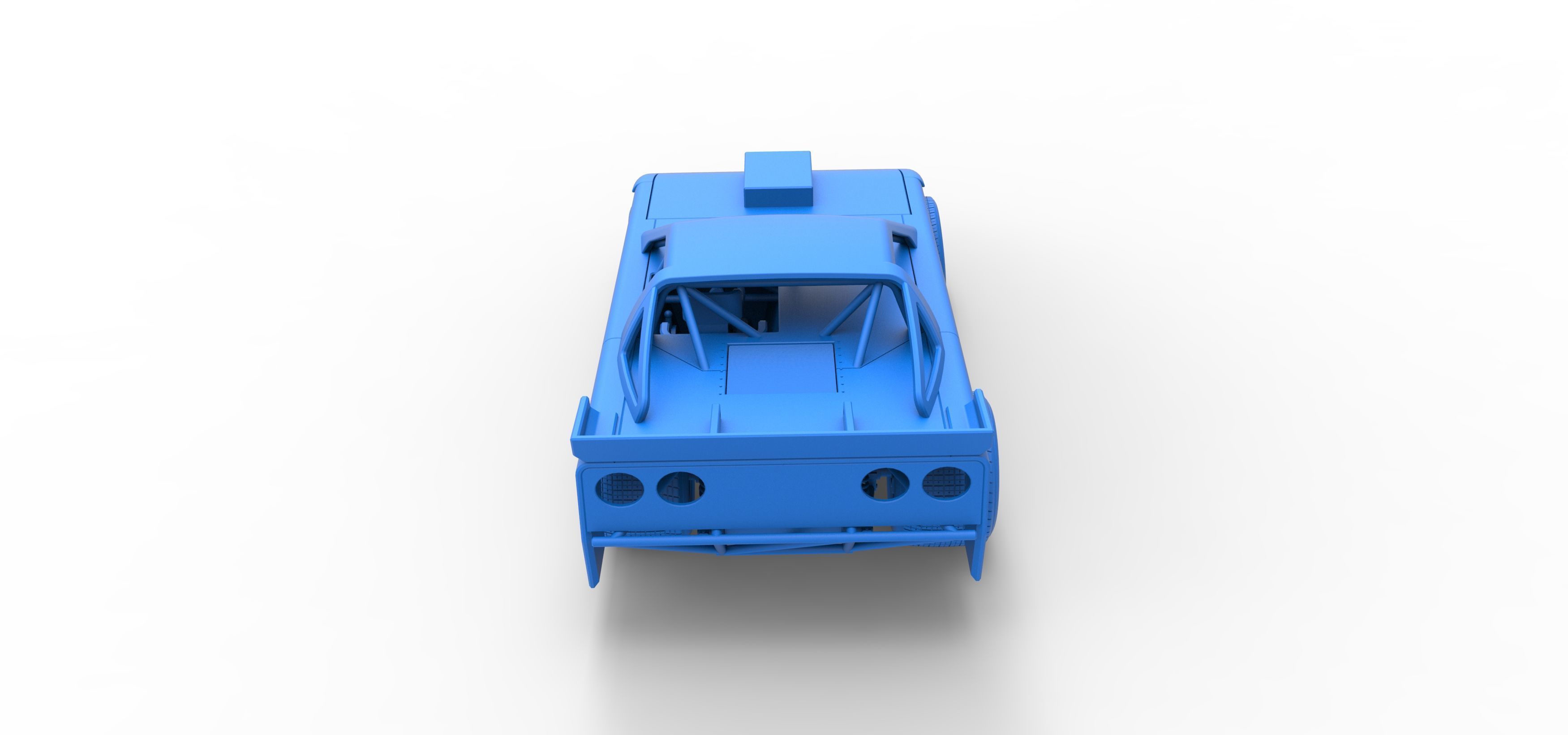 New Zealand Super Saloon race car Scale 1 to 25 3D print model_44