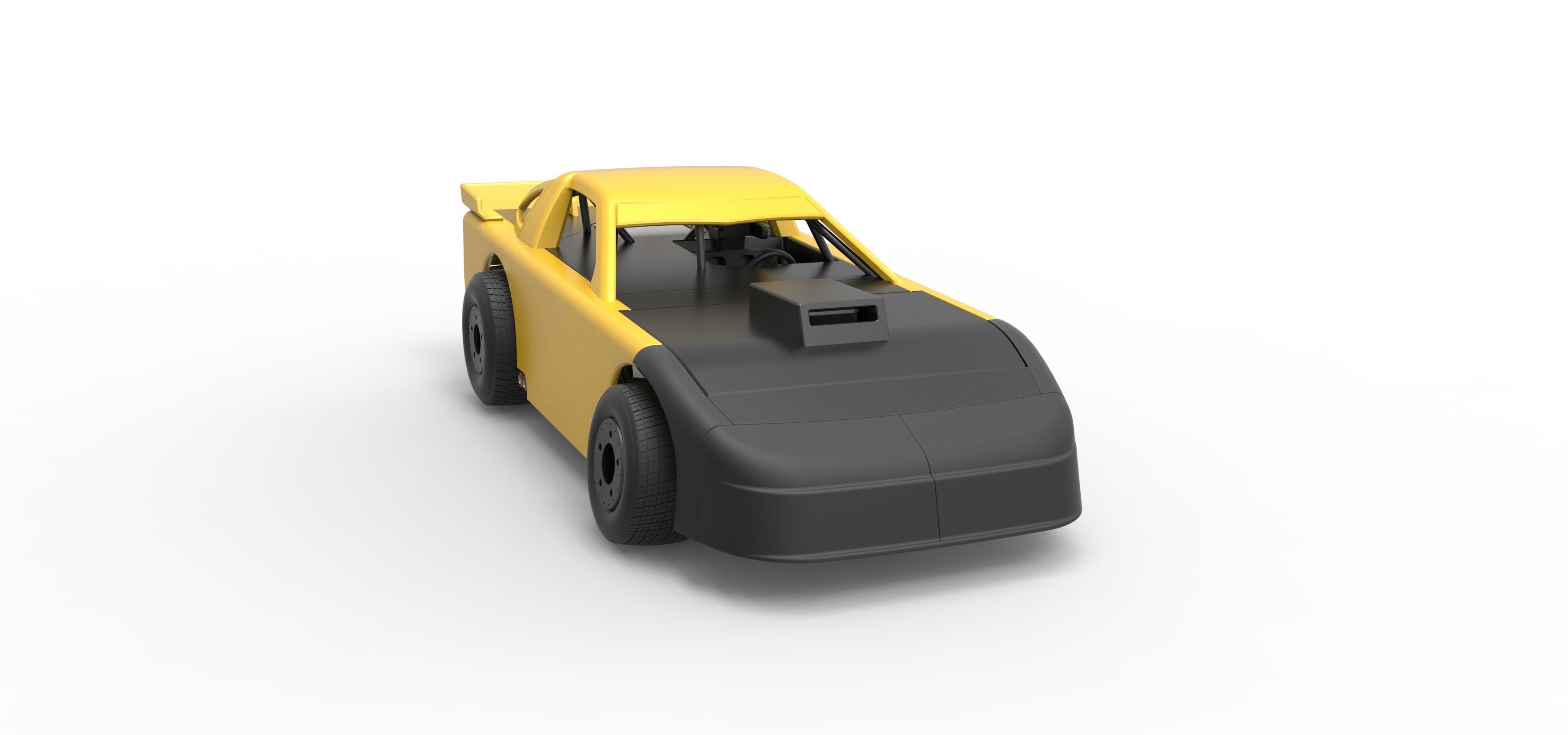 New Zealand Super Saloon race car Scale 1 to 25 3D print model_26