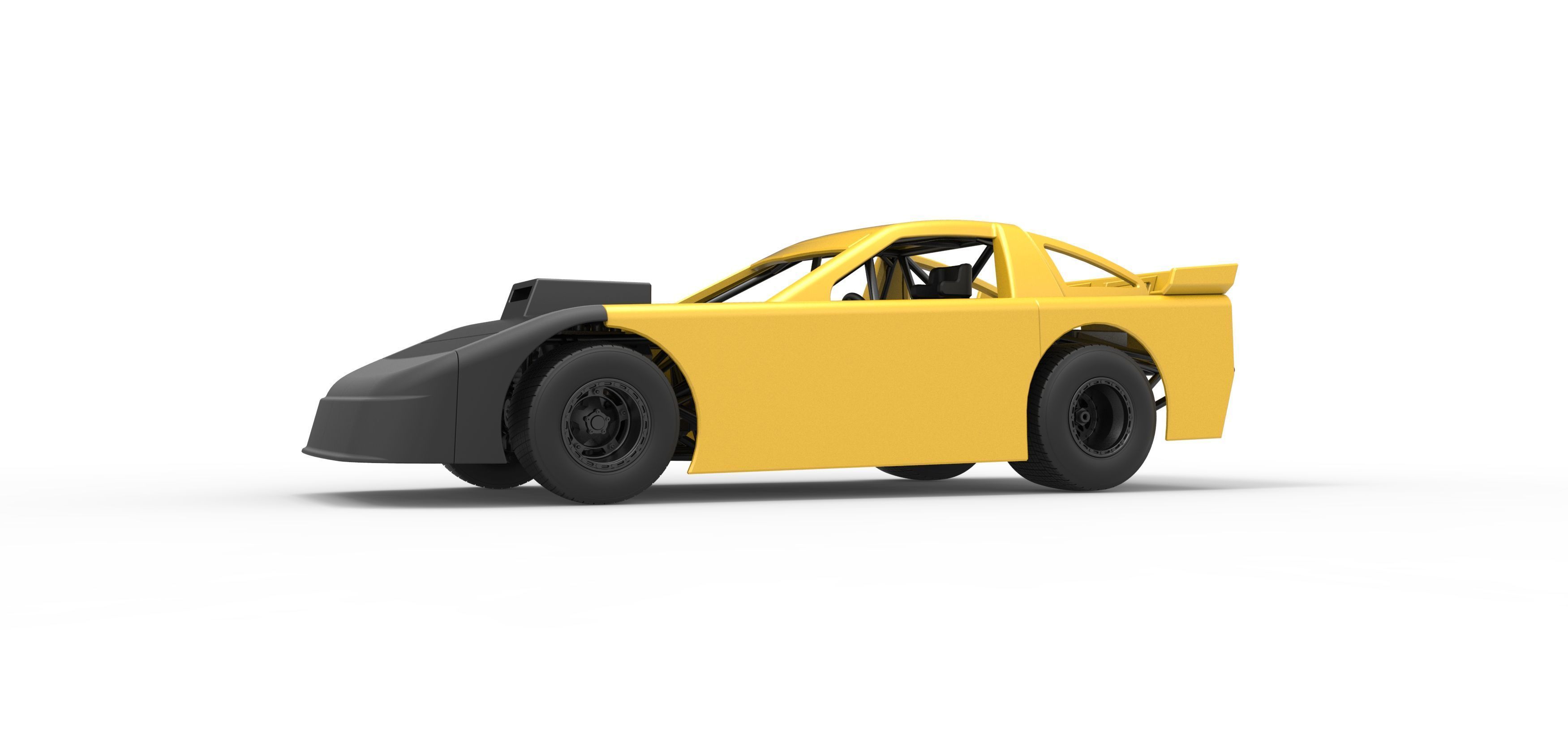 New Zealand Super Saloon race car Scale 1 to 25 3D print model_2