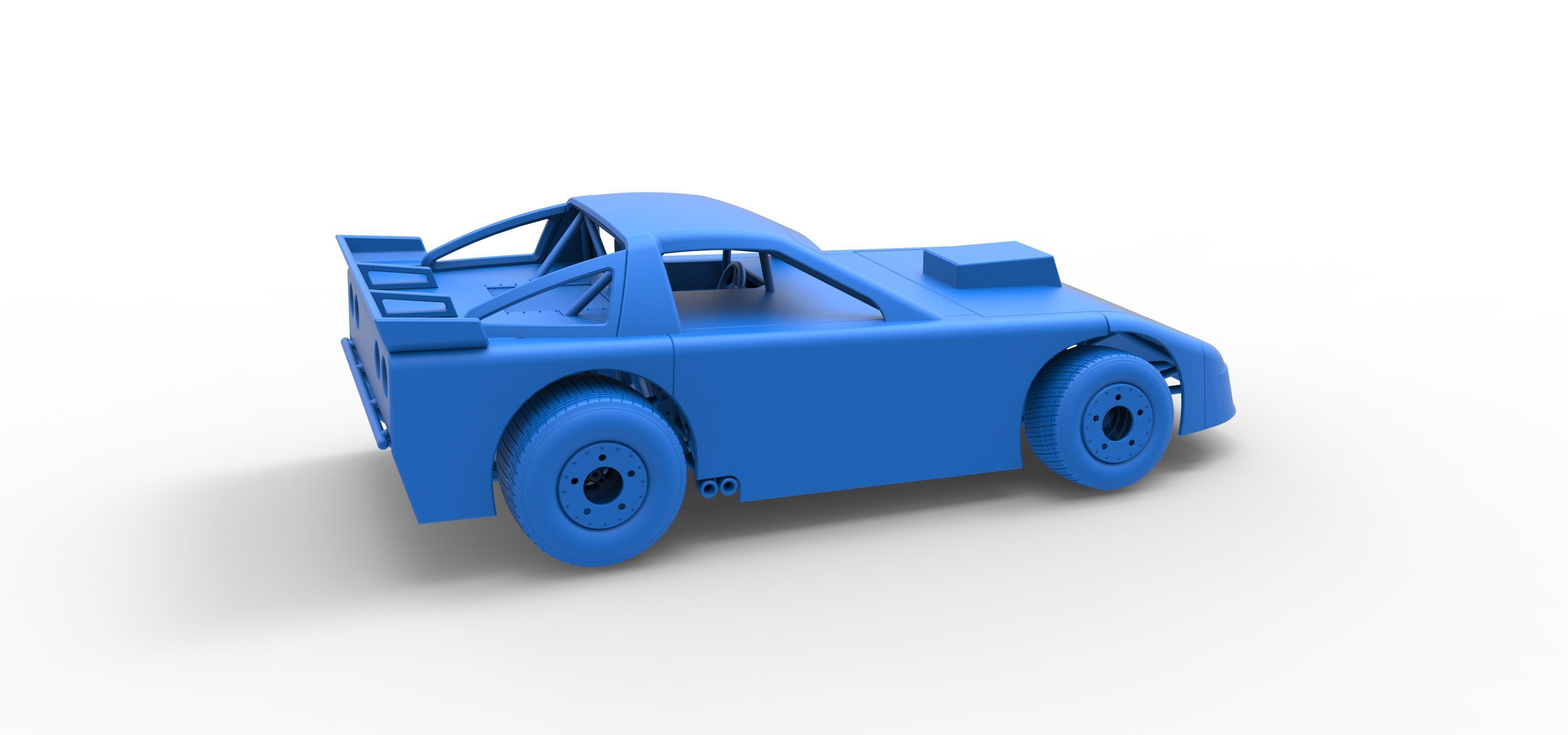 New Zealand Super Saloon race car Scale 1 to 25 3D print model_47