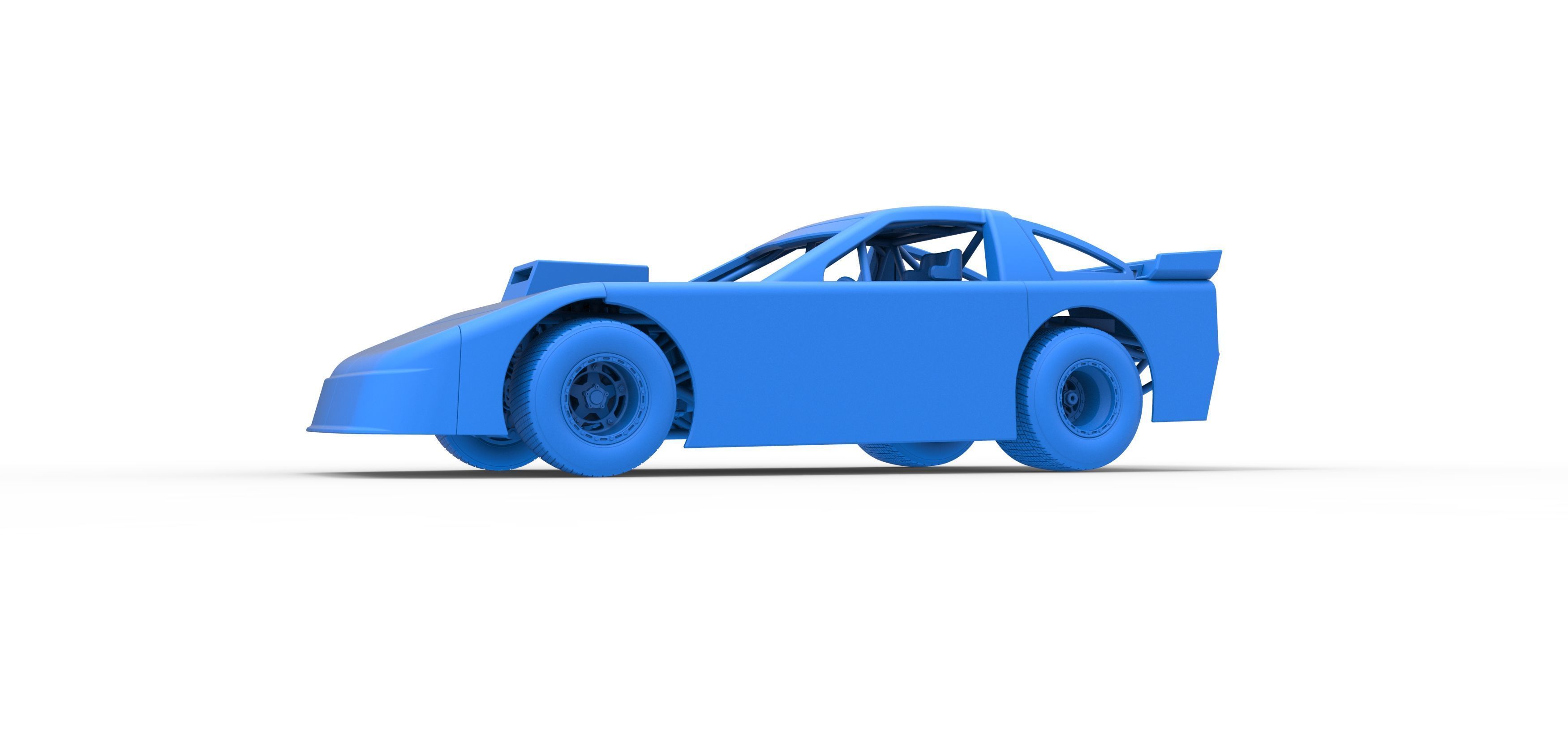 New Zealand Super Saloon race car Scale 1 to 25 3D print model_29