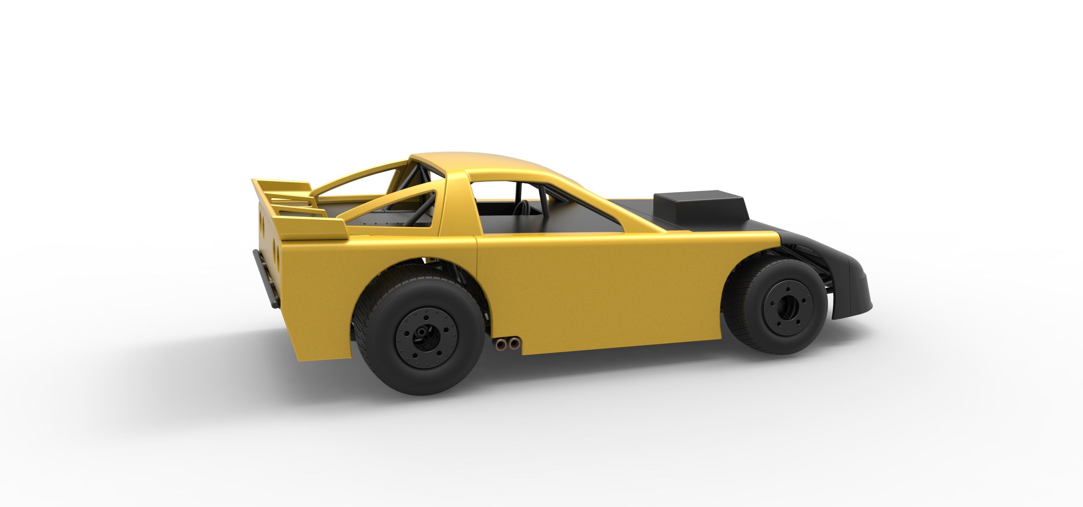 New Zealand Super Saloon race car Scale 1 to 25 3D print model_20