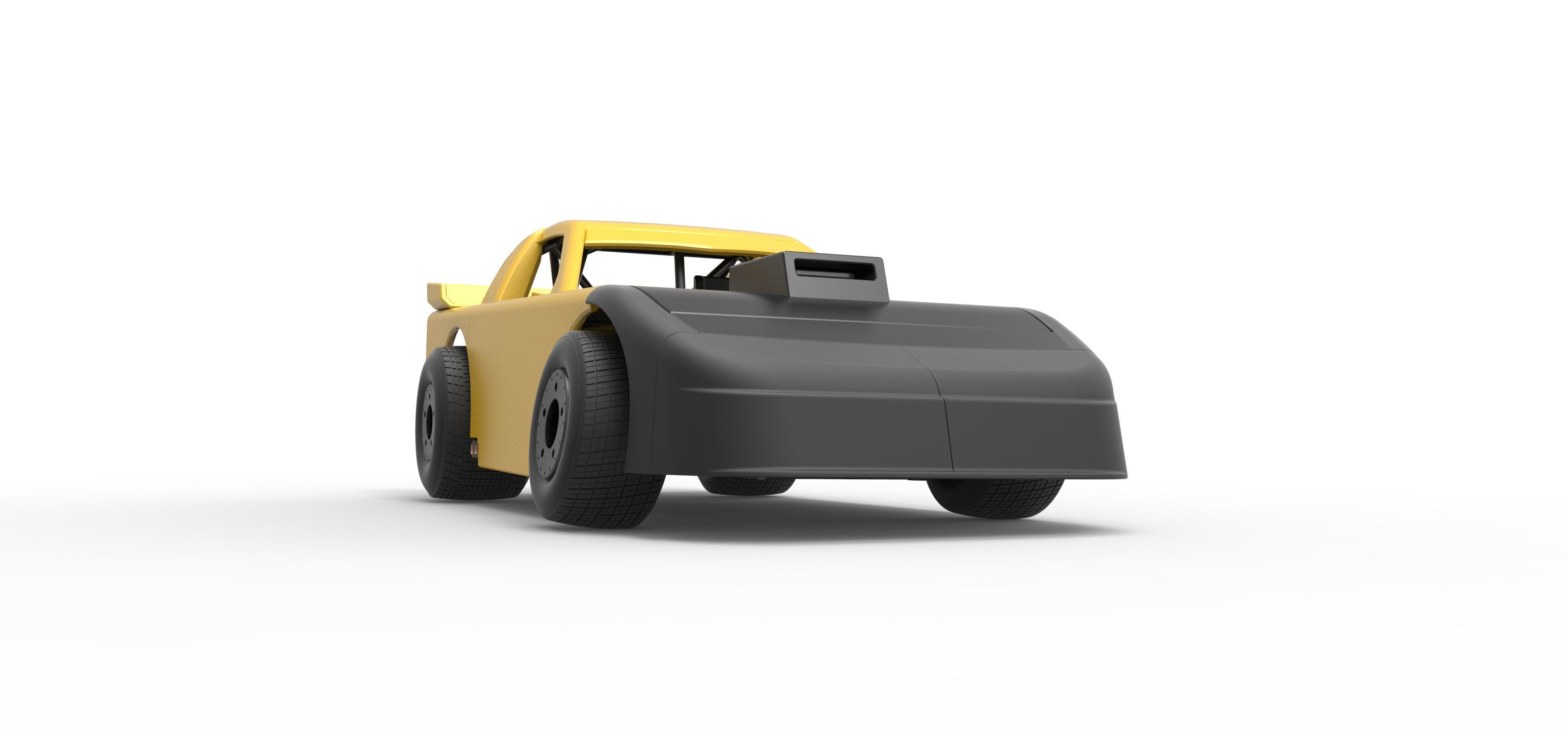 New Zealand Super Saloon race car Scale 1 to 25 3D print model_27