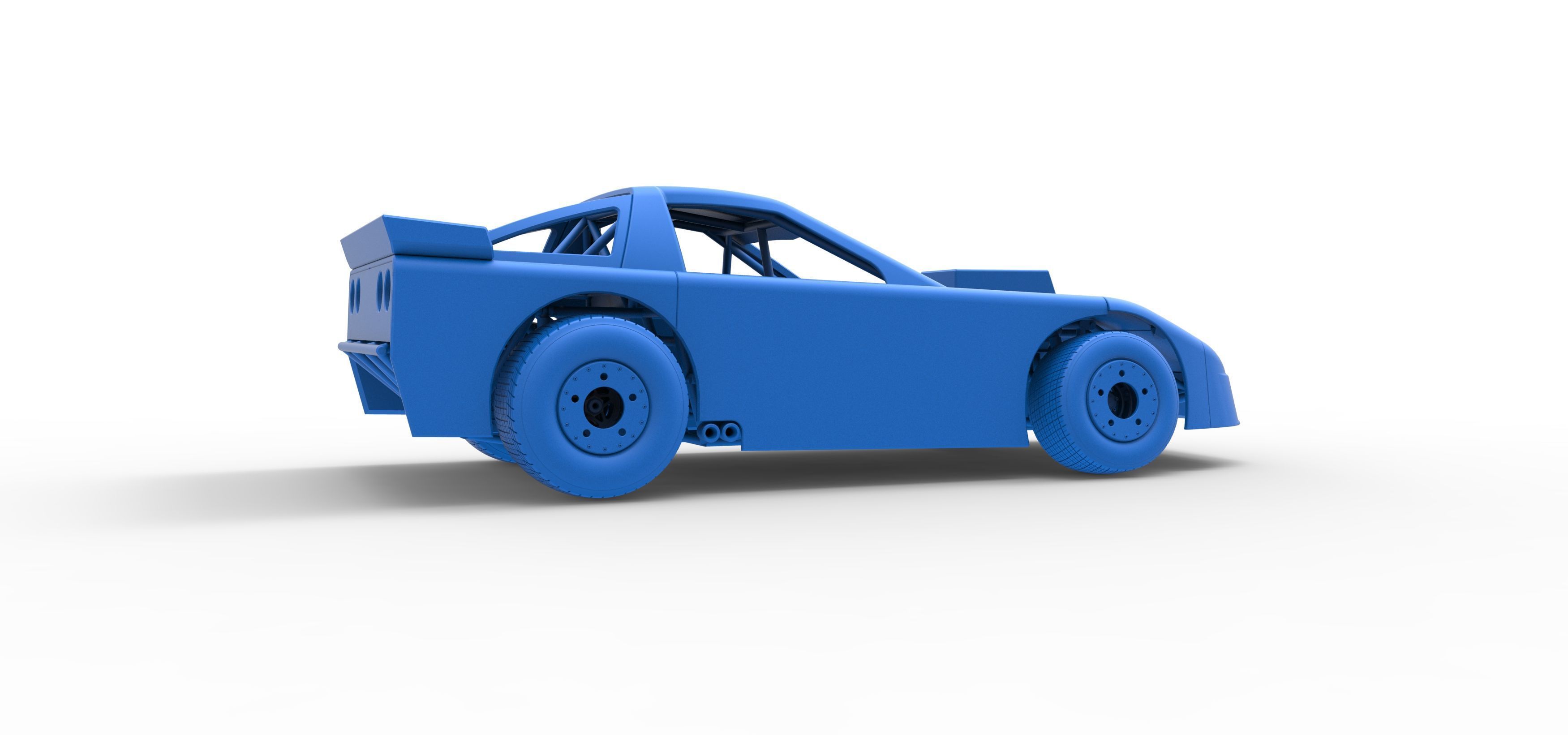 New Zealand Super Saloon race car Scale 1 to 25 3D print model_48
