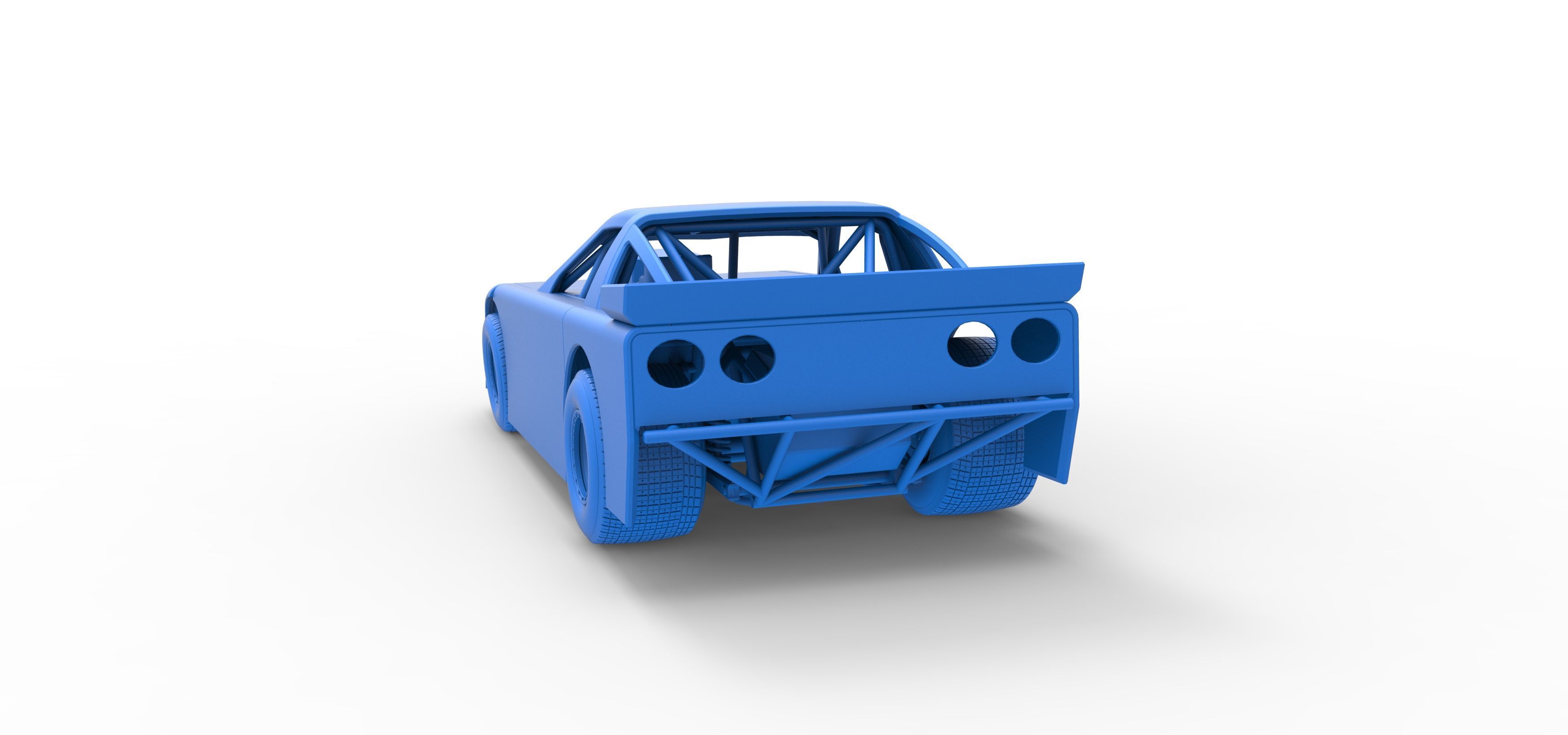 New Zealand Super Saloon race car Scale 1 to 25 3D print model_41
