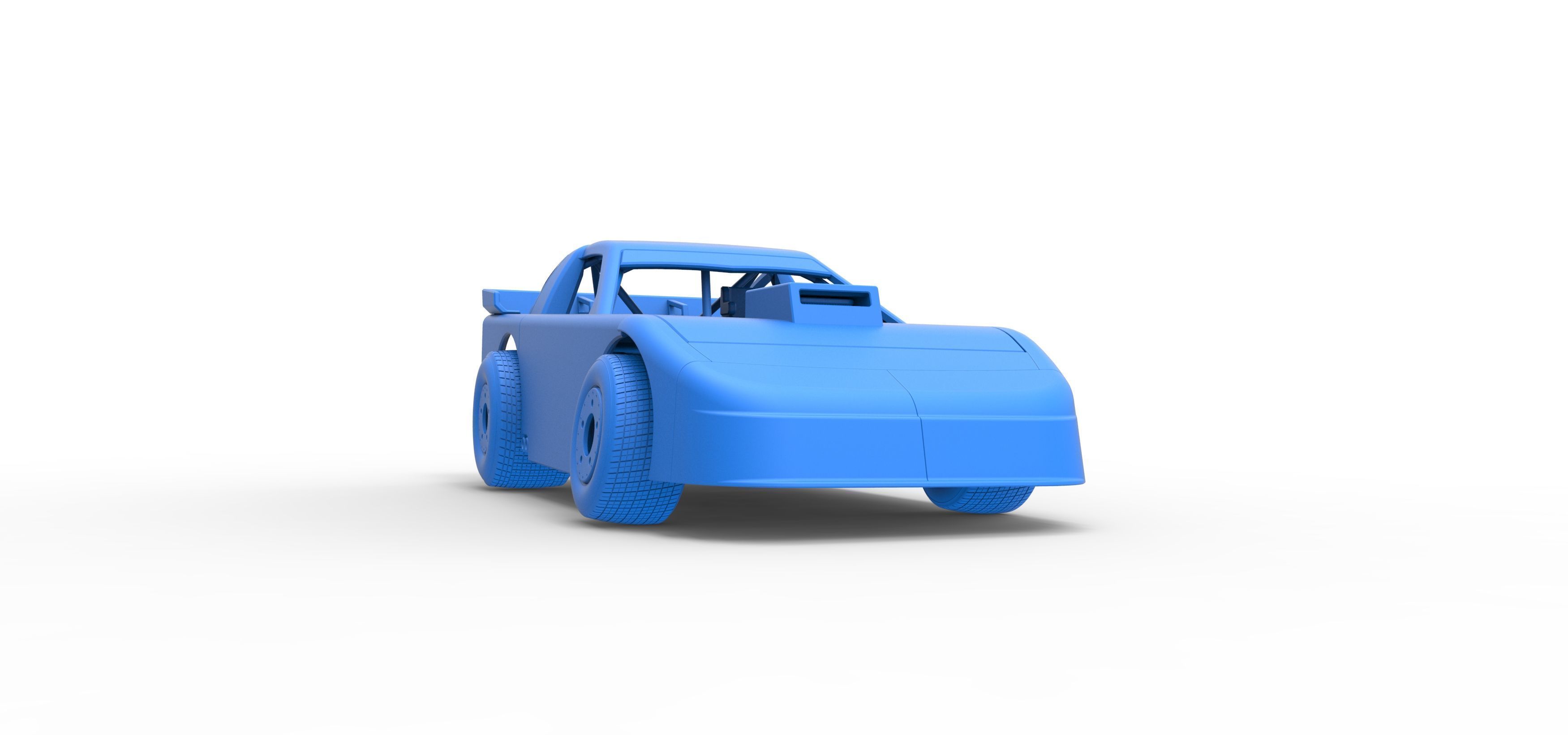 New Zealand Super Saloon race car Scale 1 to 25 3D print model_54