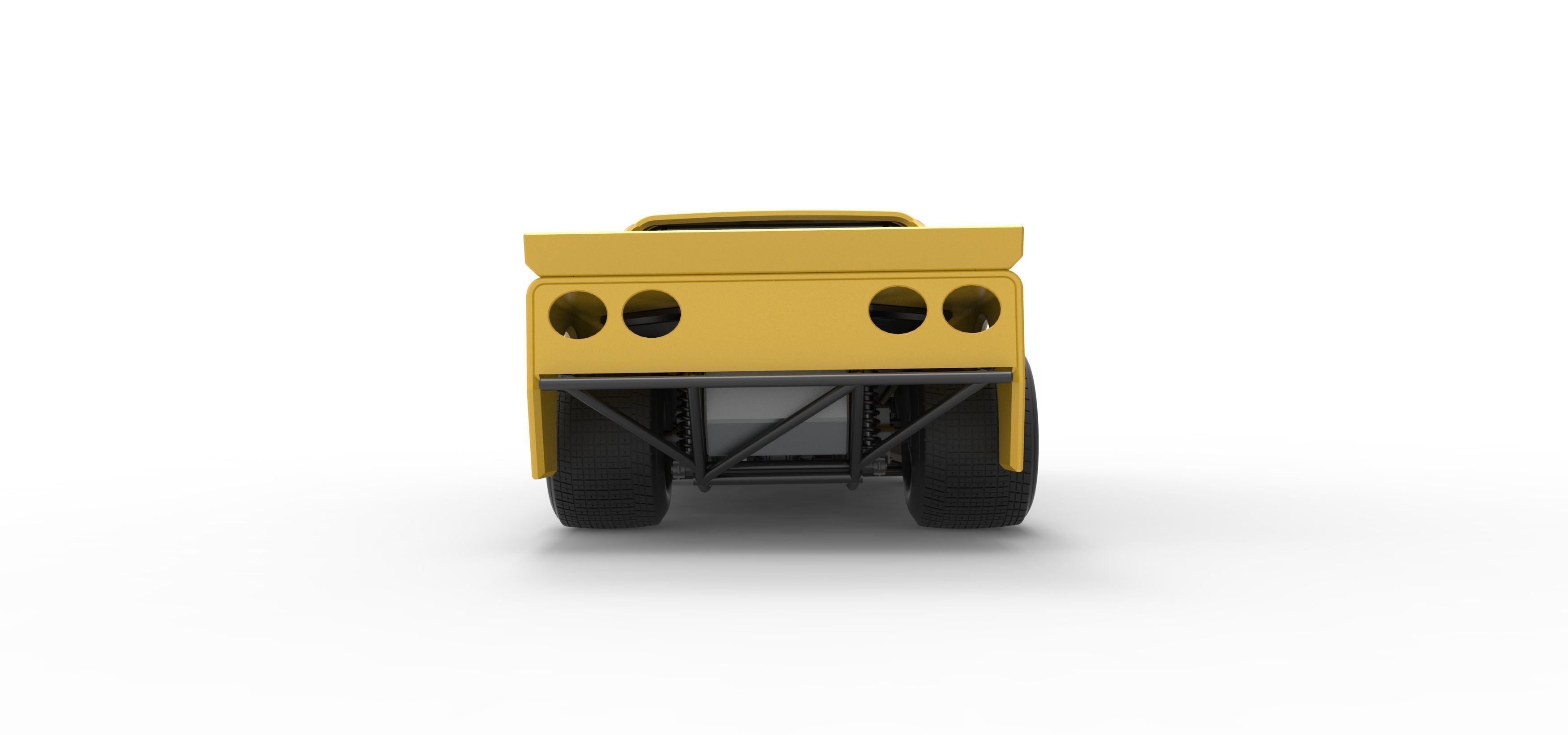 New Zealand Super Saloon race car Scale 1 to 25 3D print model_16