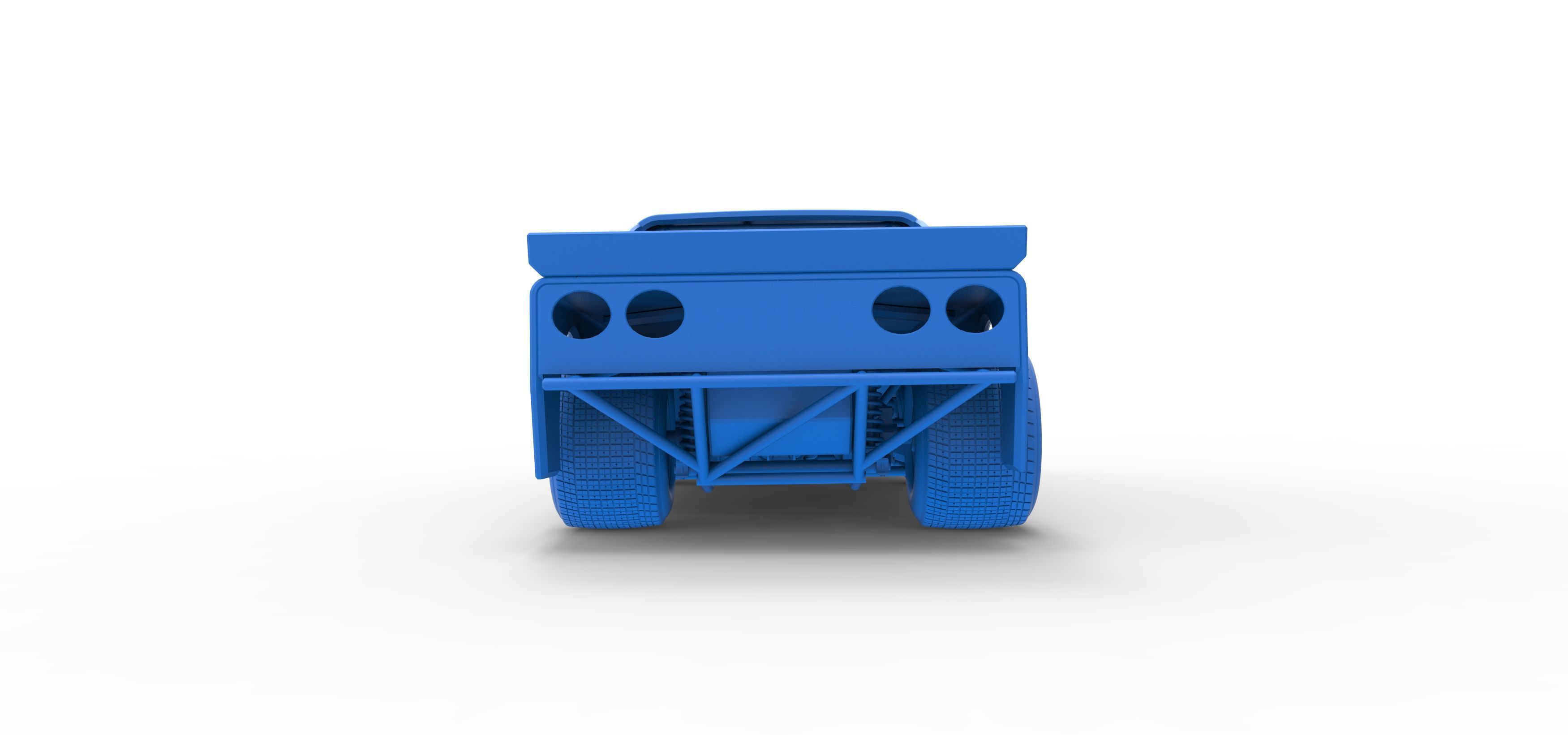 New Zealand Super Saloon race car Scale 1 to 25 3D print model_43