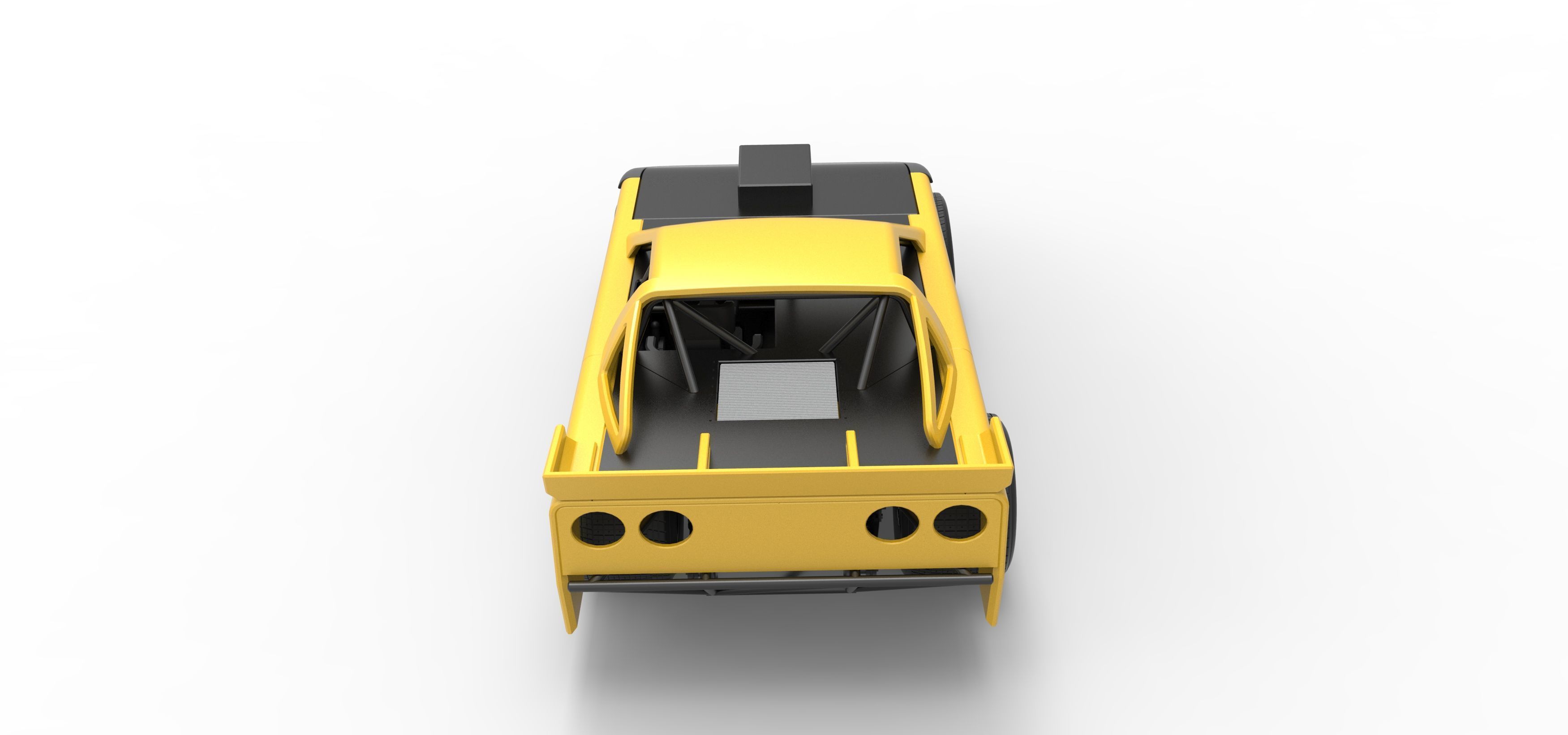 New Zealand Super Saloon race car Scale 1 to 25 3D print model_17