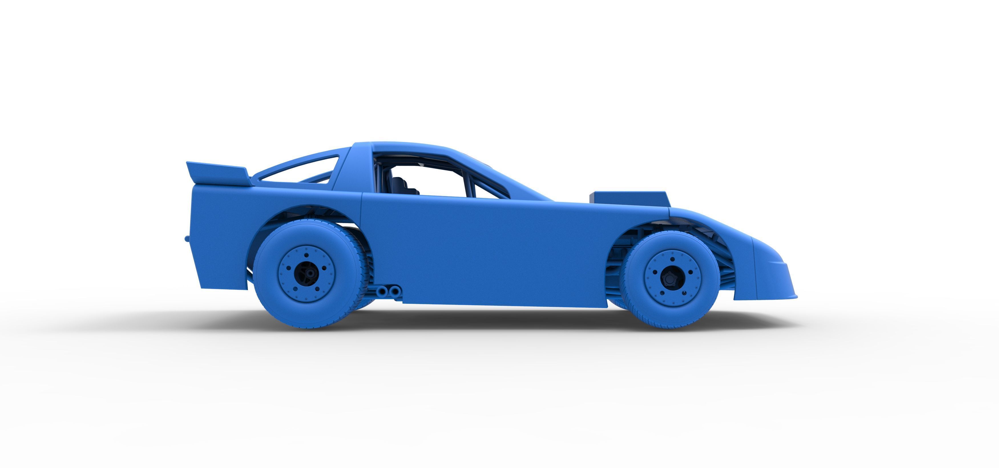 New Zealand Super Saloon race car Scale 1 to 25 3D print model_49