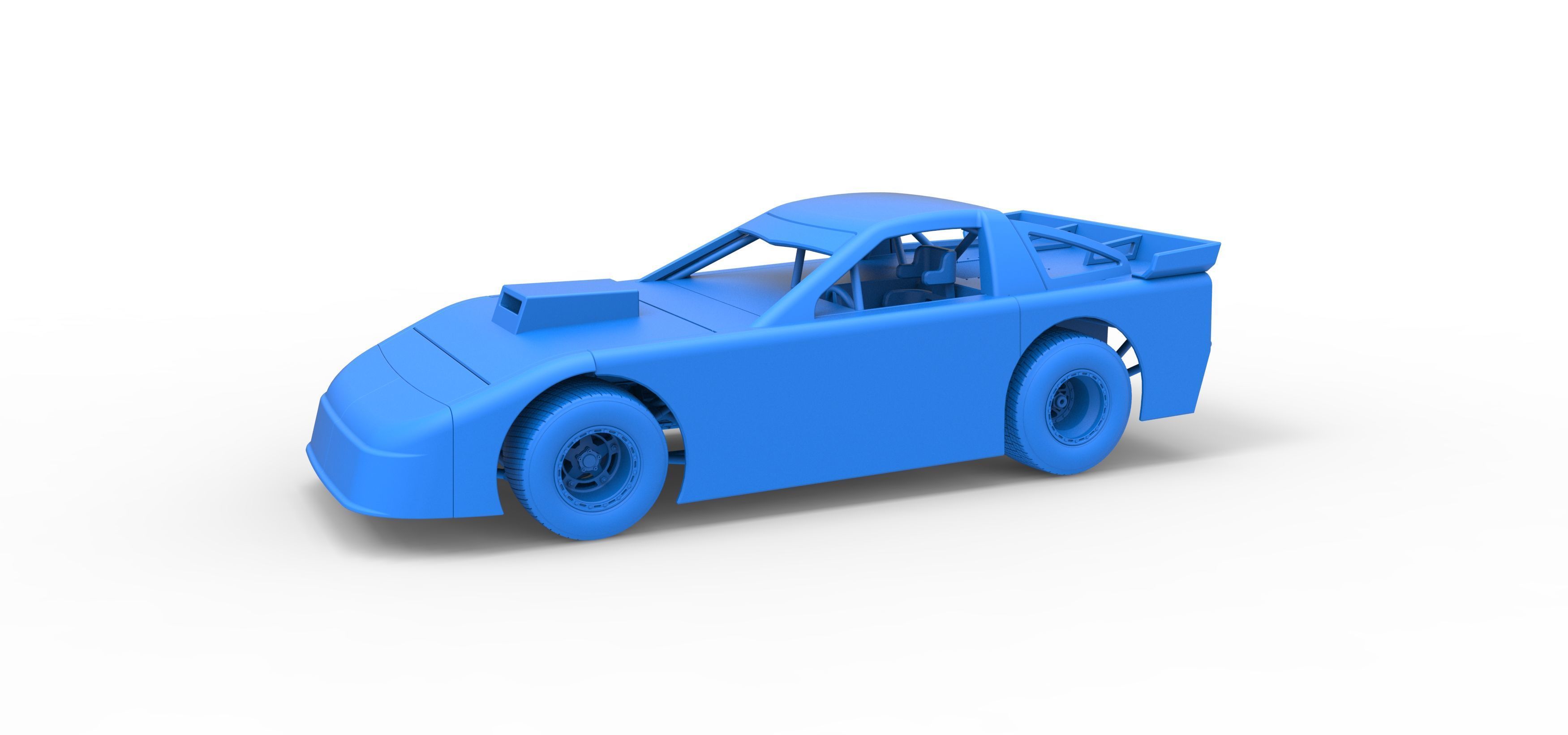 New Zealand Super Saloon race car Scale 1 to 25 3D print model_28