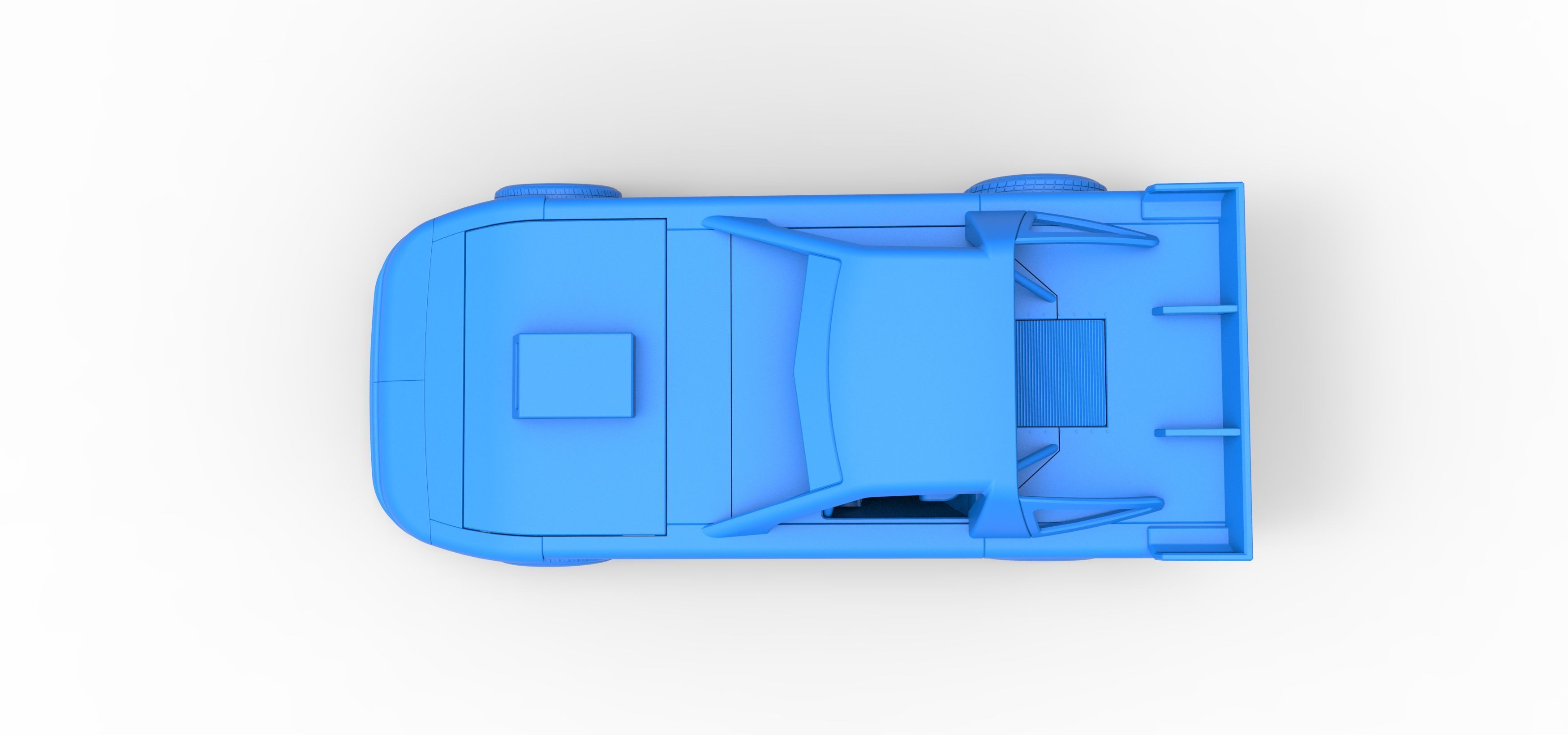 New Zealand Super Saloon race car Scale 1 to 25 3D print model_38