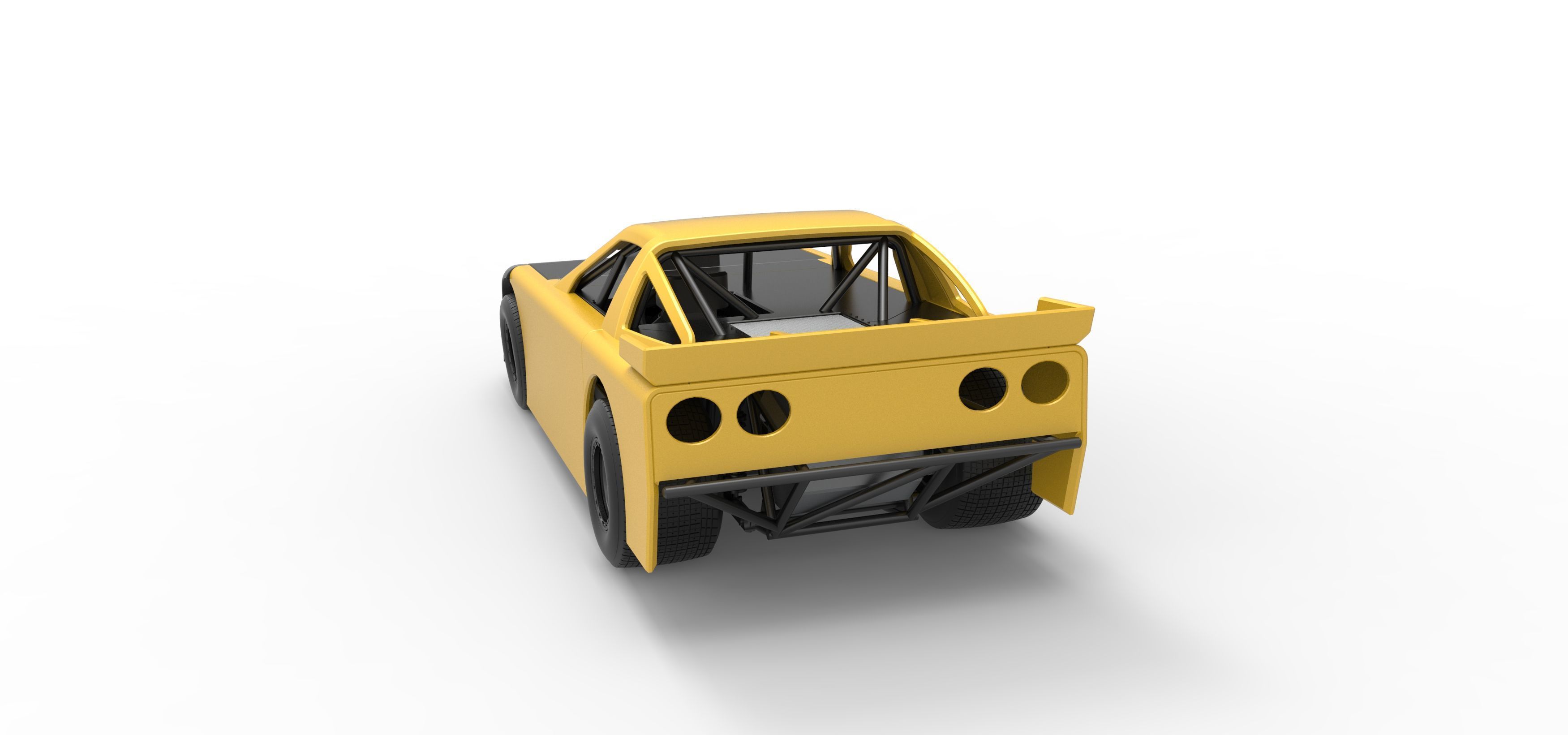 New Zealand Super Saloon race car Scale 1 to 25 3D print model_14