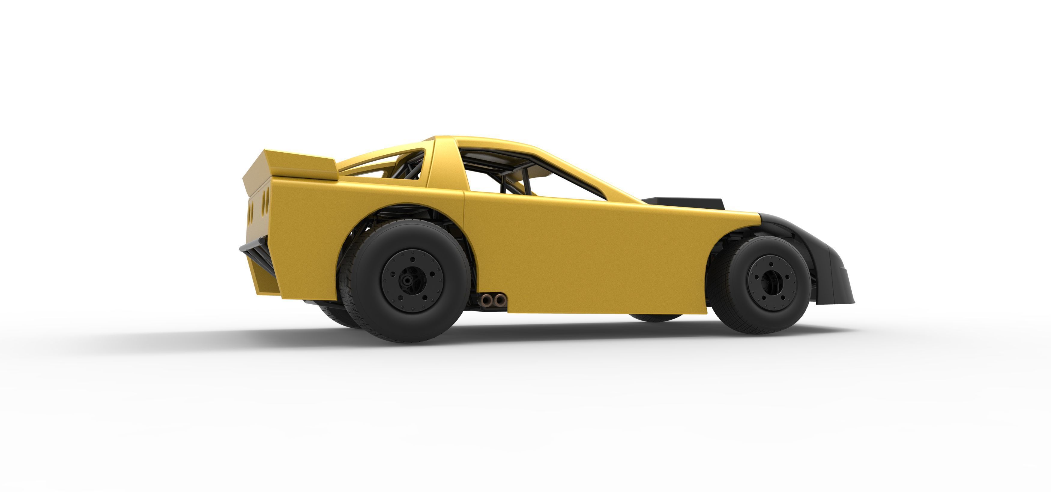 New Zealand Super Saloon race car Scale 1 to 25 3D print model_21