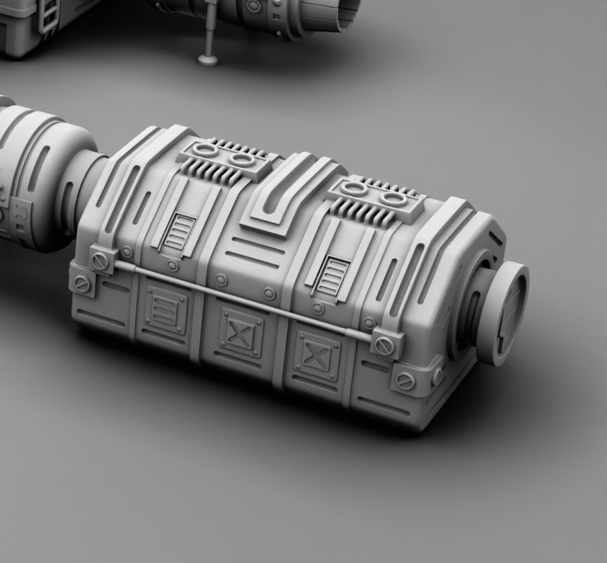 Martian Green house 3D print model_13