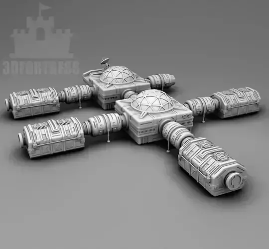 Martian Green house 3D print model