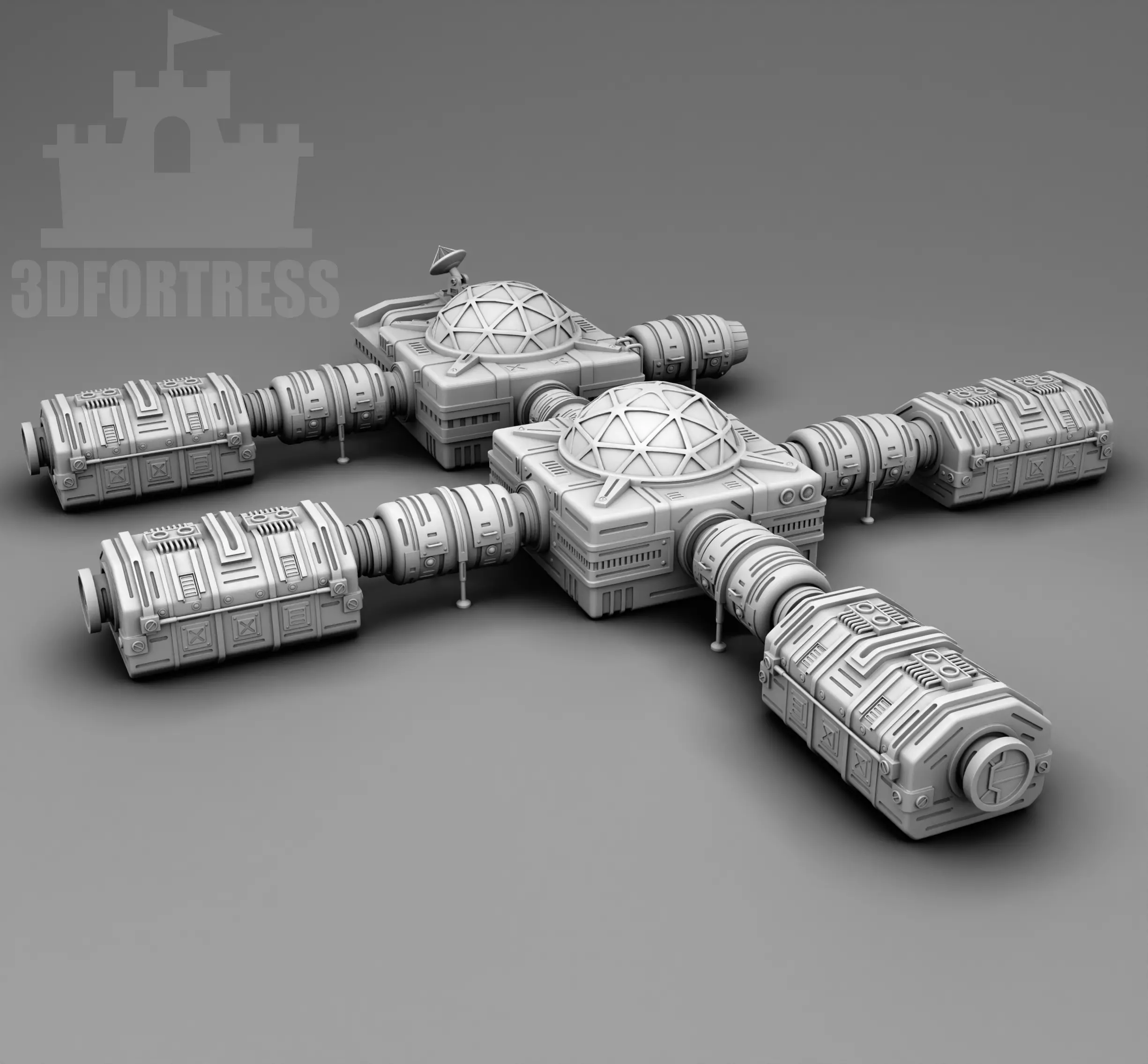 Martian Green house 3D print model_0