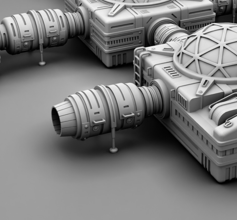 Martian Green house 3D print model_11