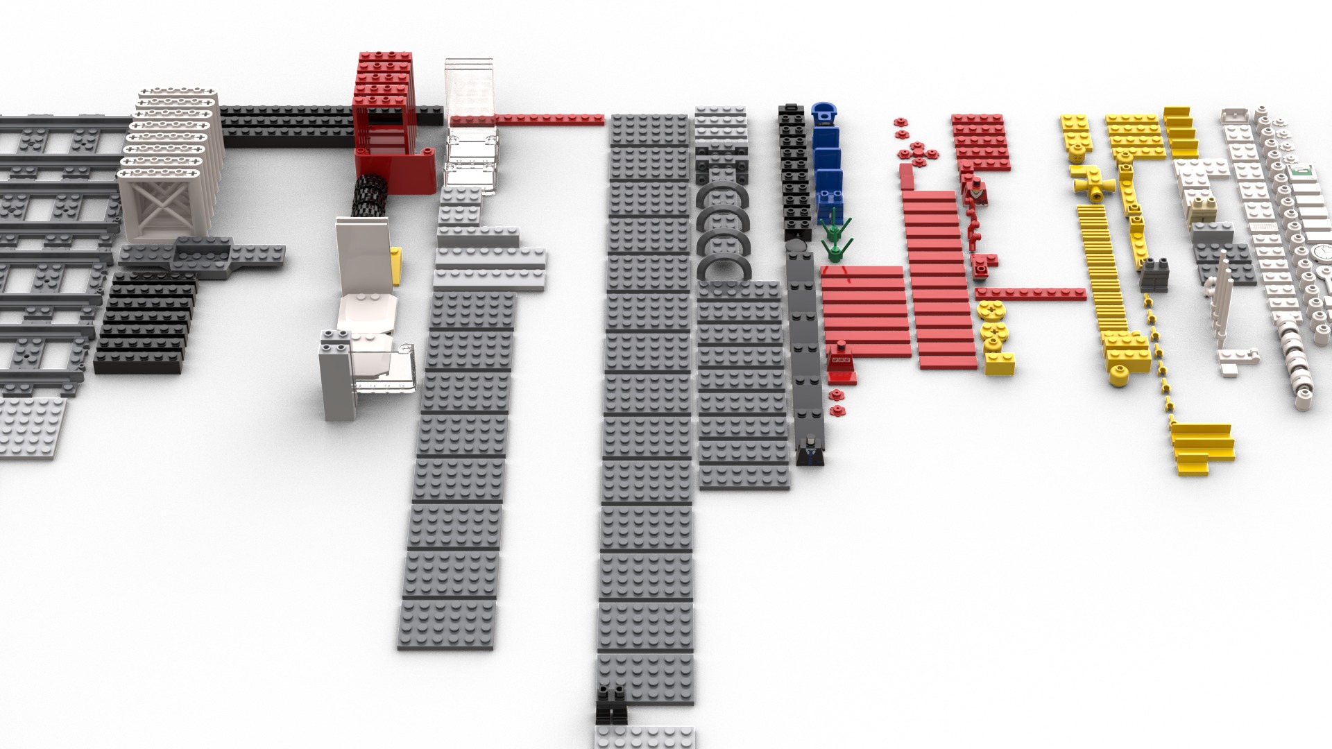 TwindBricks3D - 7937 Train Station 3D print model_1