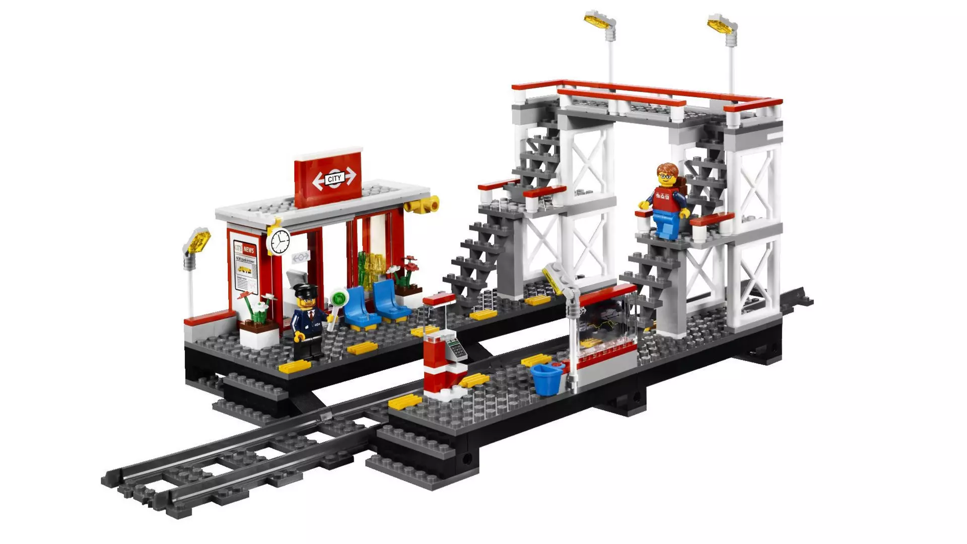 TwindBricks3D - 7937 Train Station 3D print model_0