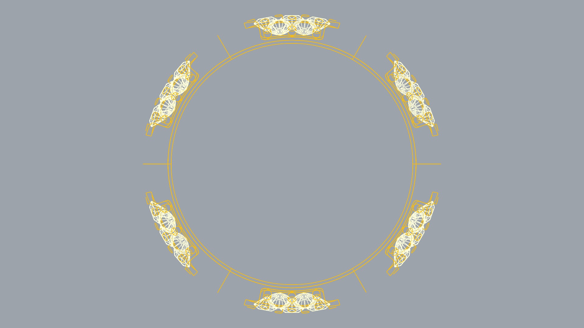 Radiant Cluster Gem Ring JDBCo 3D print model_10