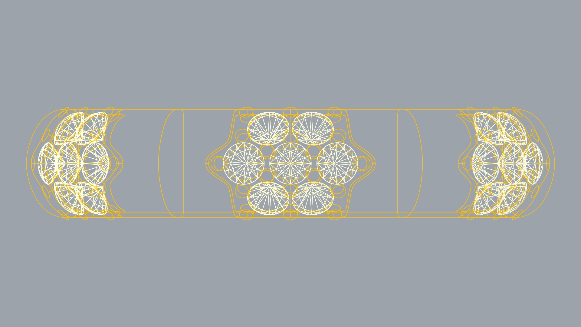 Radiant Cluster Gem Ring JDBCo 3D print model_14