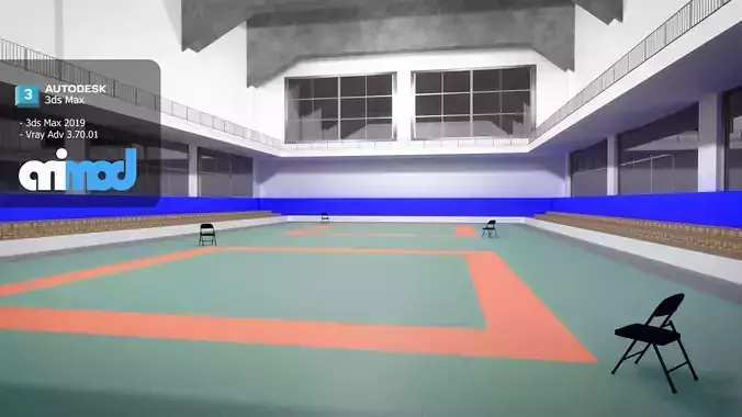 Judo Competition Venue 3D model