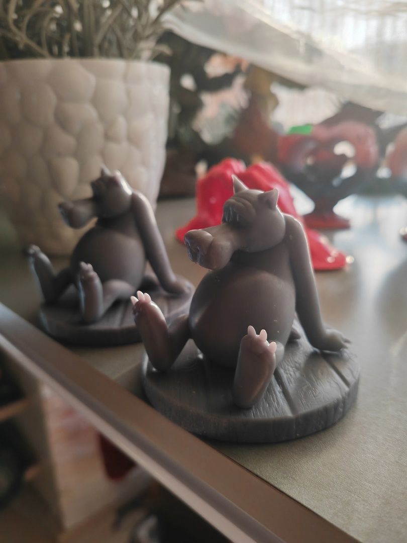 Wolf from the cartoon Once upon a time there was a dog  3D print model_2