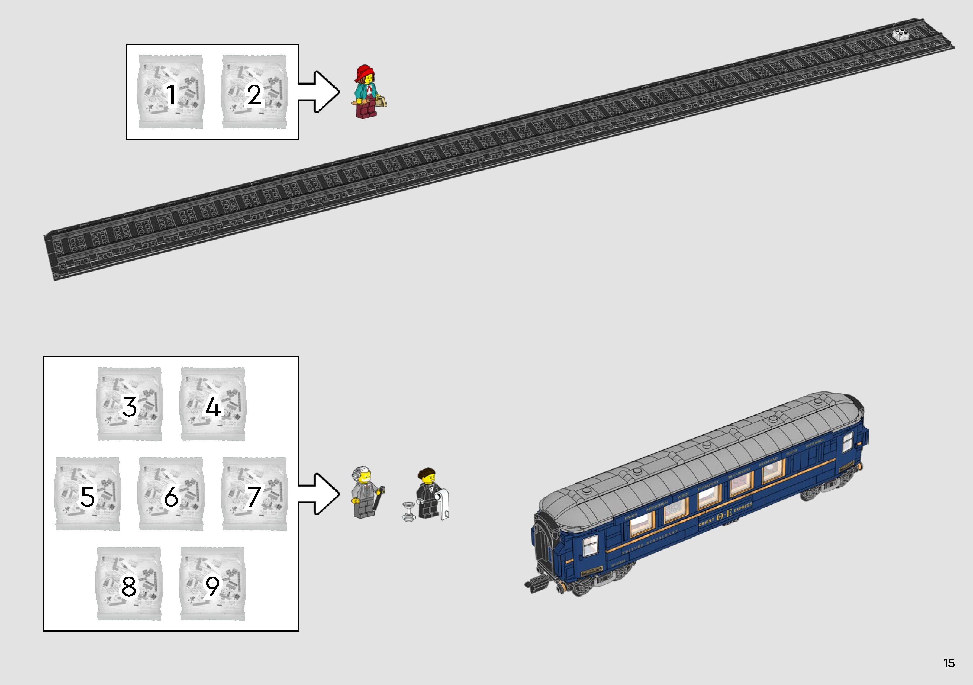TwindBricks3D - 21344 The Orient Express Train 3D print model_21