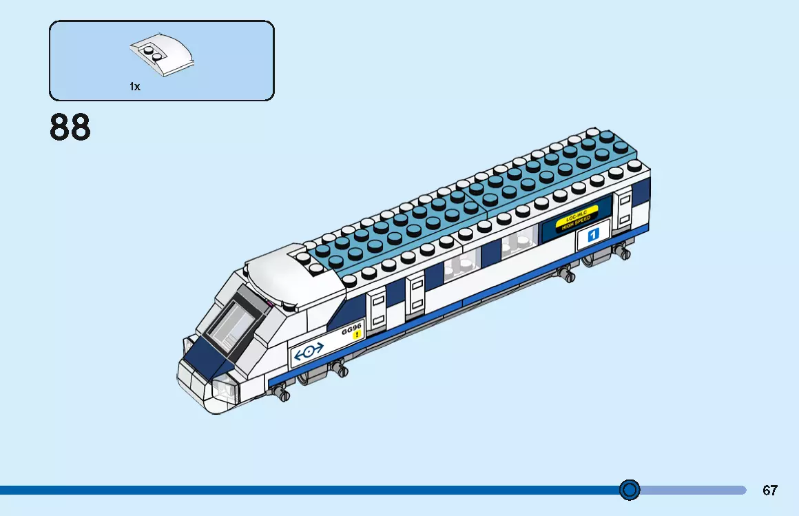 TwindBricks3D - 40518 High-Speed Train 3D print model_66